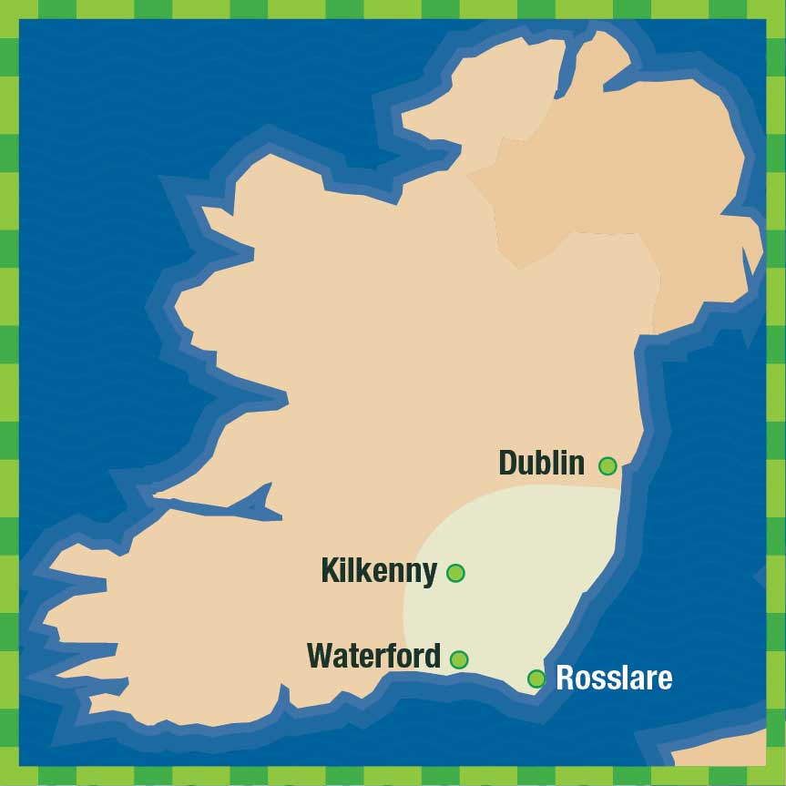 Vintage Shamrock  map